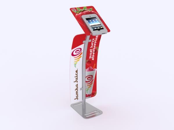 MOD-1333 Portable iPad Kiosk with Graphics